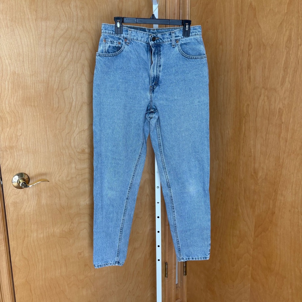 Levi VtG 90s 550‎ Jeans Light Wash Relaxed Fit Denim Women's Size 12 Medium